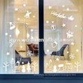 Etiqueta engomada blanca decorativa de la ventana del PVC de la Feliz Navidad para el partido / la familia / la tienda